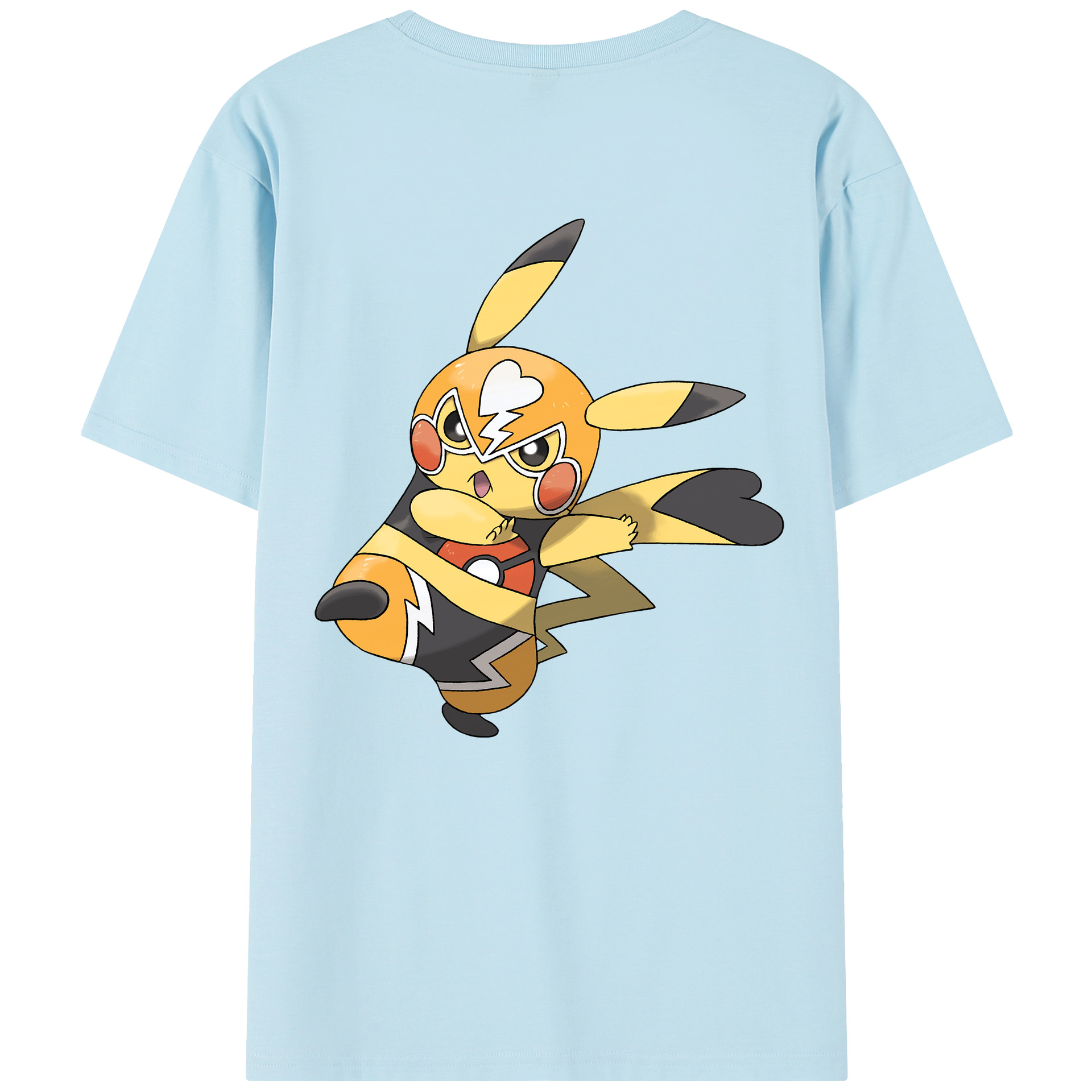 （画像用） ポケットモンスター Pokémon 綿100％半袖Tシャツ（背面プリント）